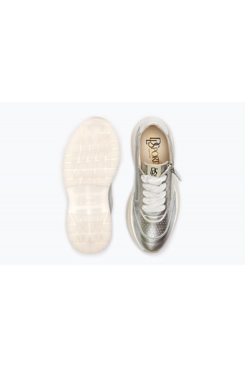 Woman shoes model Dorothea color silver| DLSport®