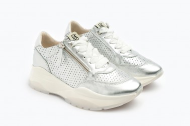 Woman shoes model Dorothea color silver| DLSport®