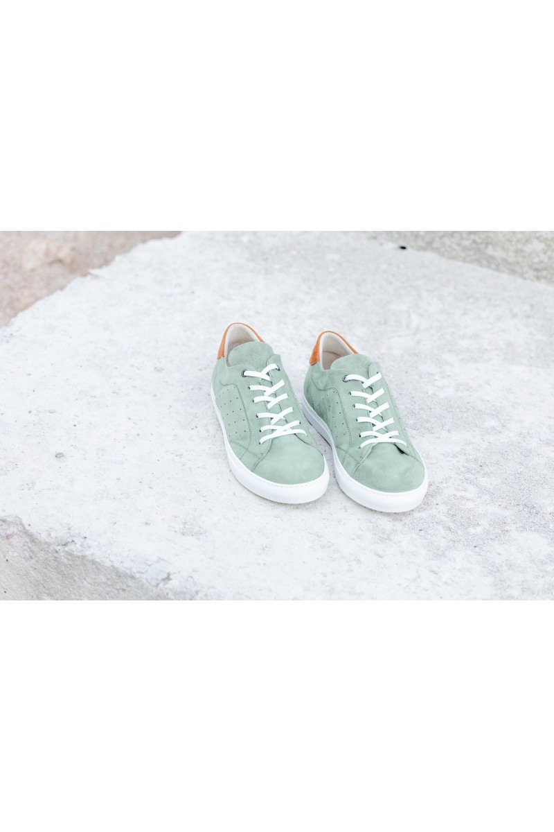 Man shoes model Luis color pistachio-green | DLSport®