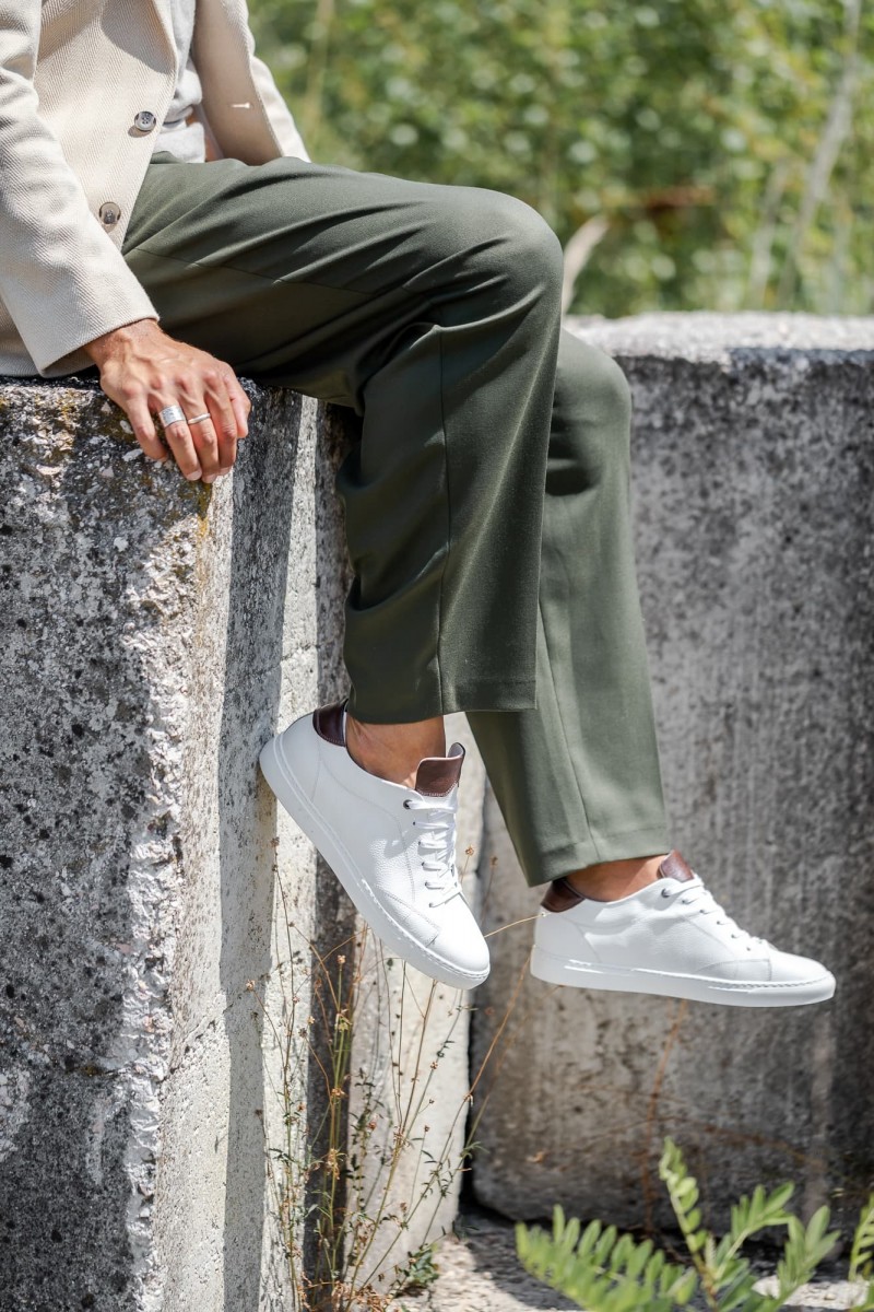 Man shoes model Marcel color white | DLSport®